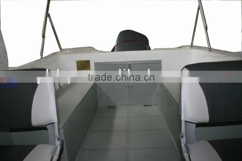 6m best frp police patrol boat with cabin