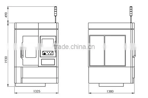 Keyland Sapphire Mobil Phone HOME Button Cover Button Laser Cutting Machine