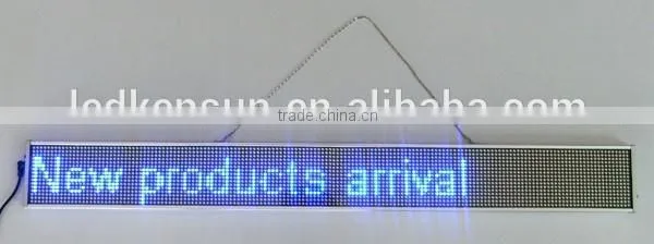Most beautiful design silver color frame small running message text led display board