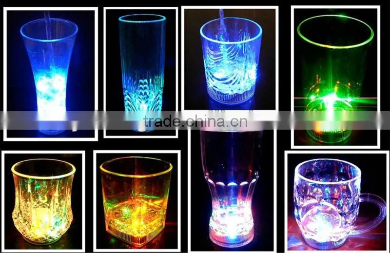 Plastic LED light flashing fruit plates