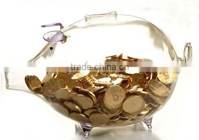 Top pig shaped money box waterproof