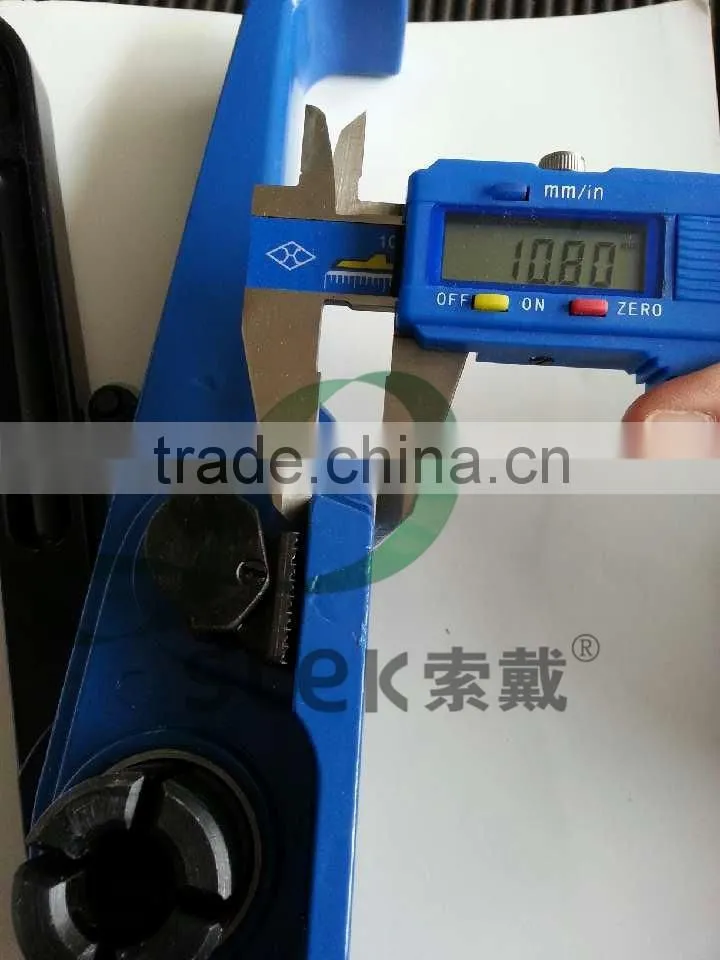 PET/Polyester plastic strap manual tensioner and sealer packing tool