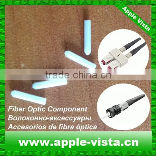 Fiber optic zirconia ceramic ferrule With or without flange