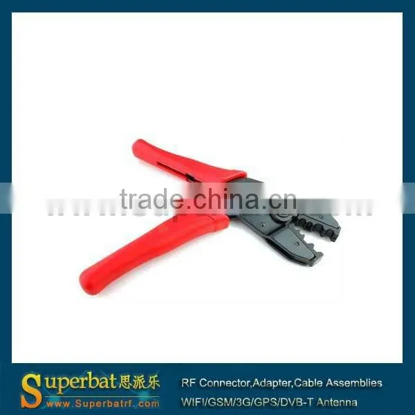 Ratchet cable ferrules crimping tool for RG178 RG316 RG174 LMR100 RG58 crimping pliers