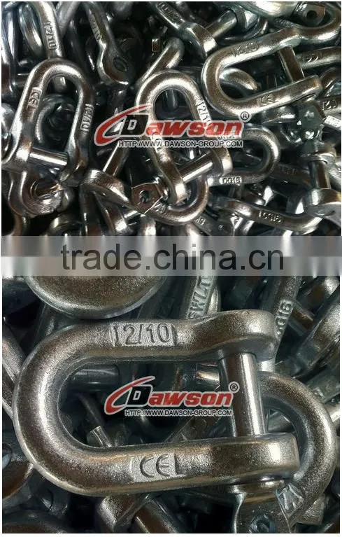 China supplier Dawson Drop Forged Dee Shackle Italy Type