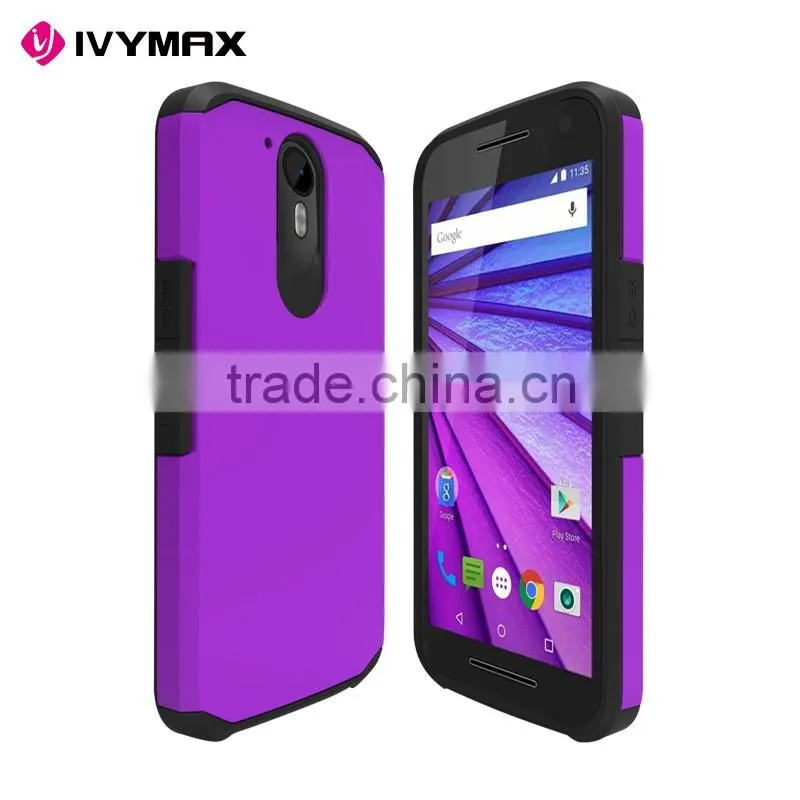 Top sale wholesale hybrid combo case for Motorola Moto G4 Plus