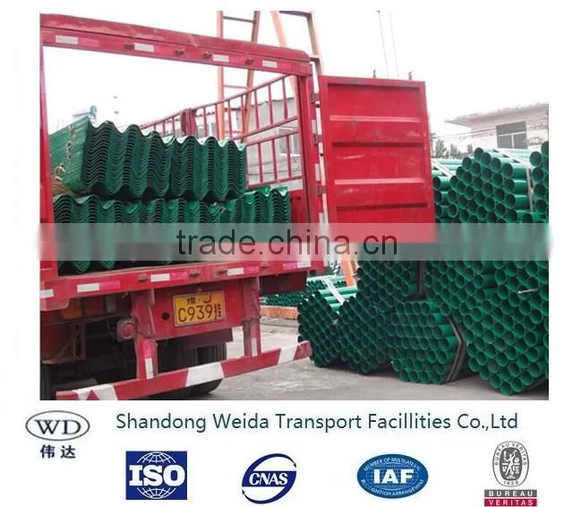 Double / Triple Wave Q235 Highway Corrugated Guardrail