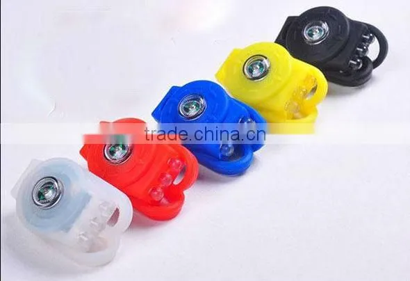 rubber led bike front light and rear light.