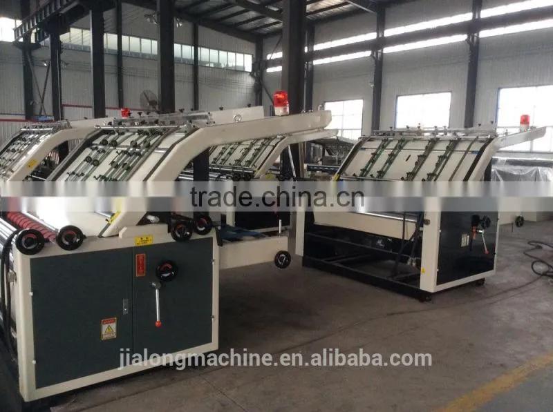 JL-1 cardboard/ corrugated paper semi-automatic flute laminat machine