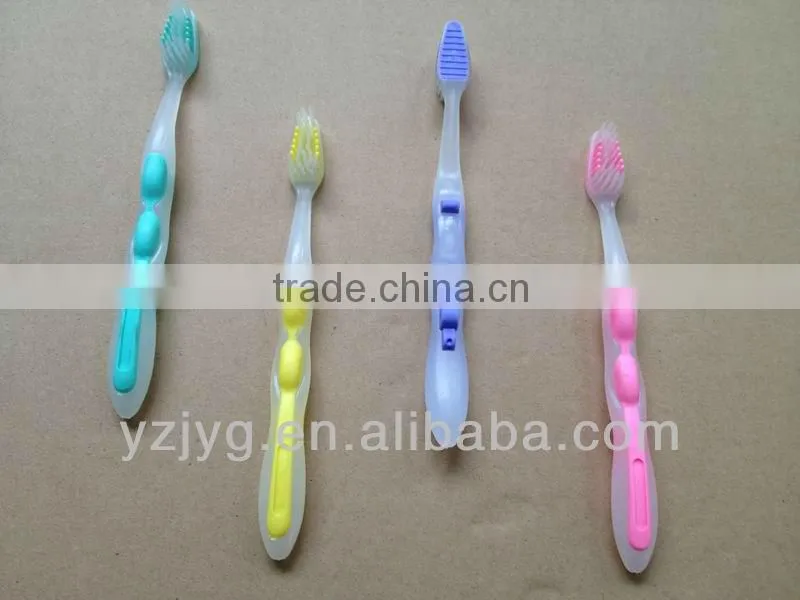 thick handle toothbrush for adult