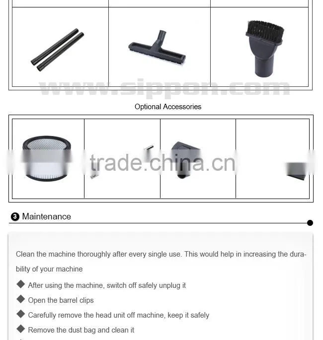 Industrial wet and dry Vacuum Cleaner BJ122-50L