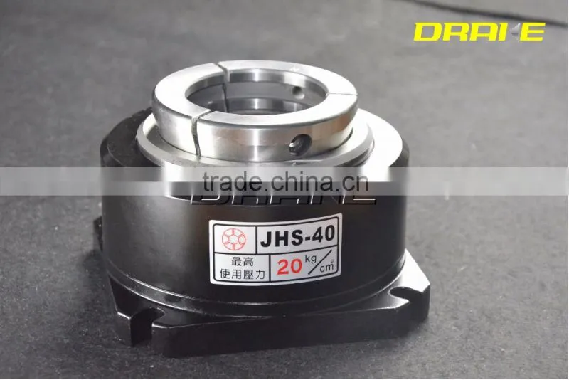 JHS oil powered open-center high speed Stationary hydraulic power Collet Chucks