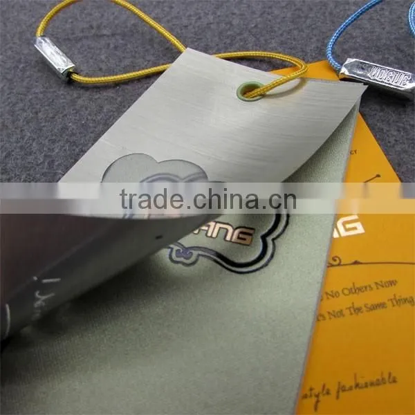 Metallic Plastic Paper Hang Tags