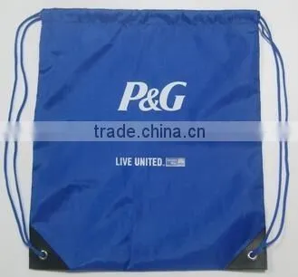 Eco-friendly Polyester Drawstring Bag, Nylon Drawstring Bag for Promotion