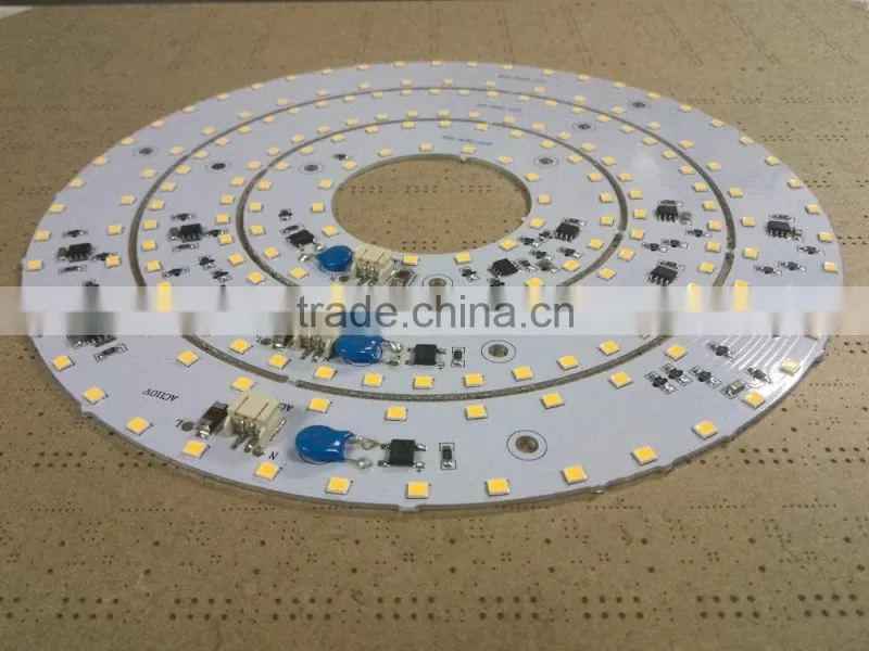 newly 12w 20w LED light source AC 110v AC 220V input driverless alu LED PCB Board for ceiling light application