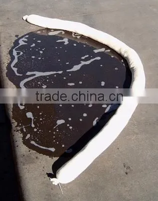 high absorbency net boom for marine leakage control and spill management