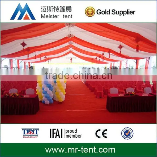 Aluminum frame clear span giant party tents 10x21m
