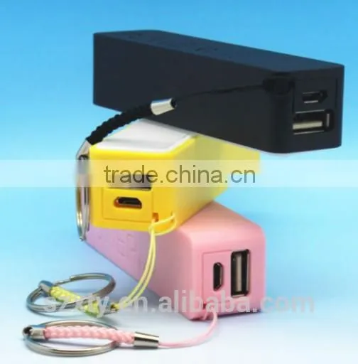 2200 mah perfume protable power bank with keychain, promotional power bank
