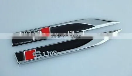 Car logo metal docoration door sticker badges emblem