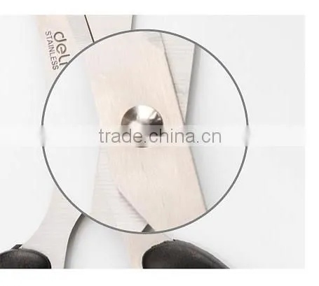 Deli Student Scissor or Scissors with plastic handle Model 6009 black