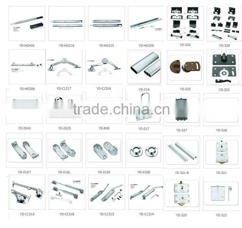 Heavy duty furniture support for cabinet door
