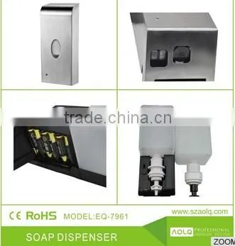 wholesale stainless steel foaming soap dispenser, cheap 1000ml liquid sanitizer dispenser, sensor touchless sanitizer dispenser