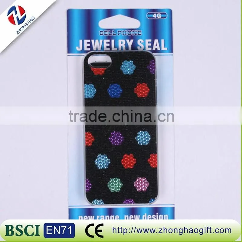 2016 fashion new colorful crystal mobile phone stickers
