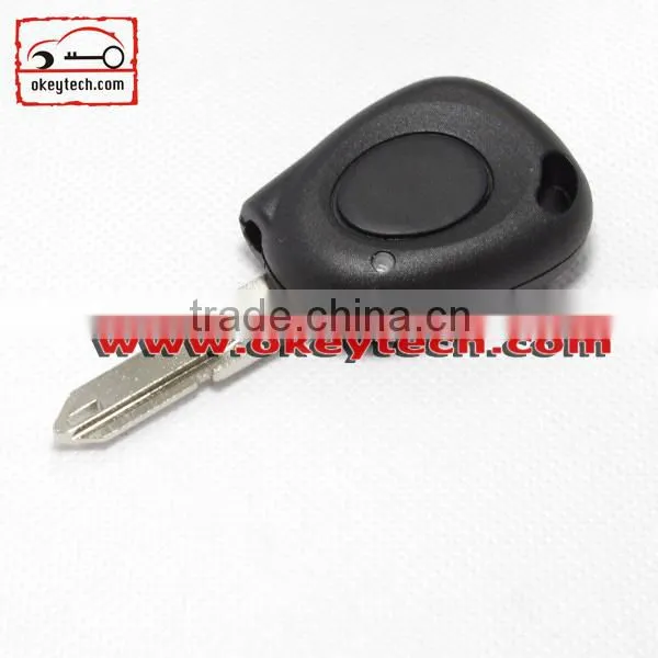Best price car key Renault 1 button remote key cover can put light renault key