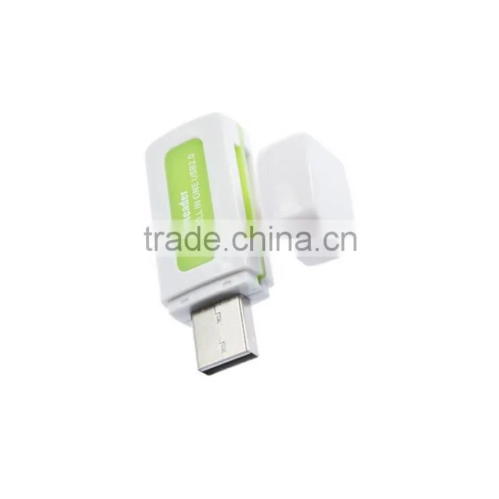 Portable High Speed USB 2.0 Adapter Micro T-Flash Memory Card Reader all in 1