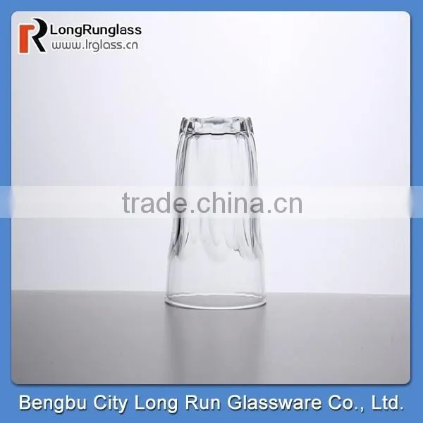LongRun 266ml standard size clear home use drinking milk glass juice glass water glass tea cup