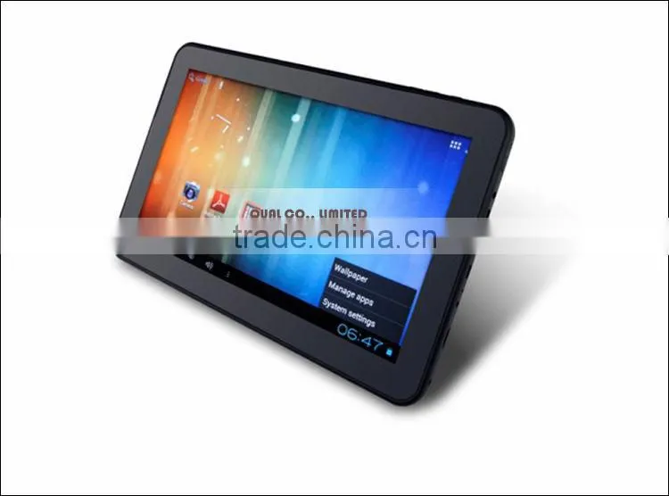 allwinner a20 1.2ghz tablet pcA20 dual core hdmi full 1080P 0.3MP/0.3MP Android 4.2