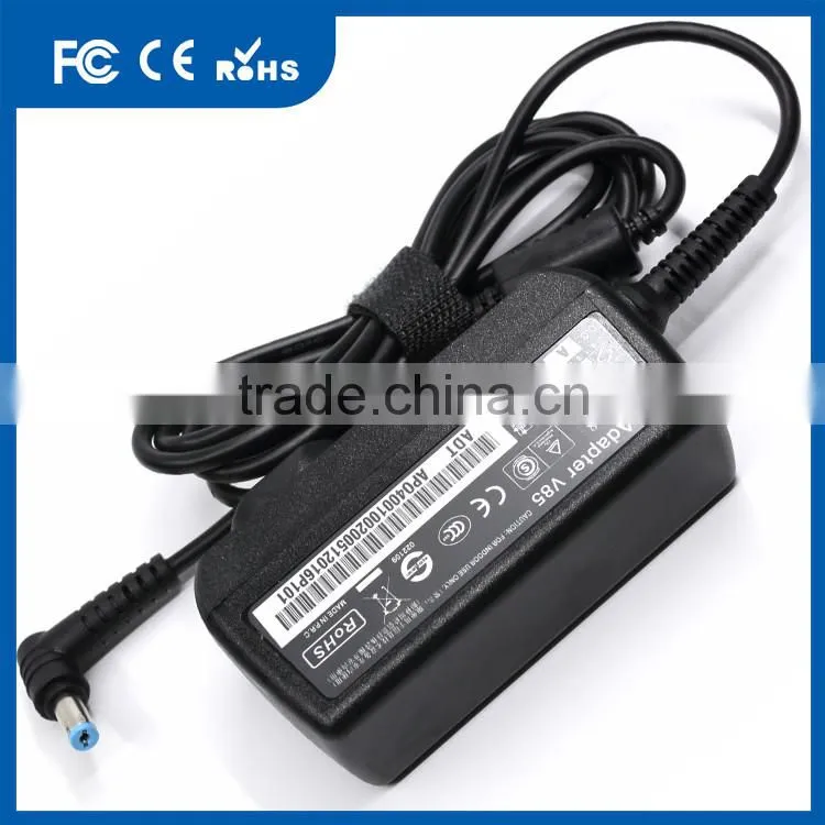 EU Plug 19V 2.15A 40W Interchangeable Plug Power Adapter