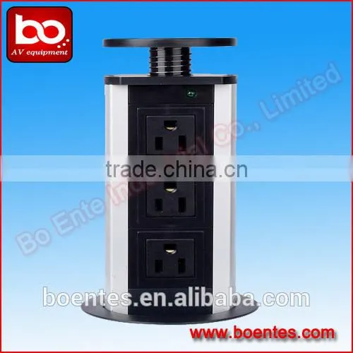 Kitchen Pull Up Power EU Outlets/Pop Up Socket with Customized Design for VGA/HDMI/USB Charger