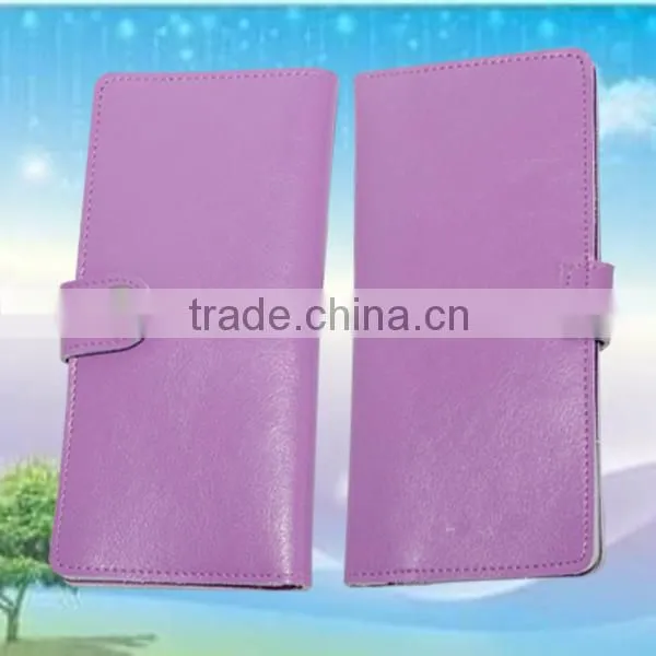 2015 new arrival and latest design ladies leather clutch purse with many colors choosing