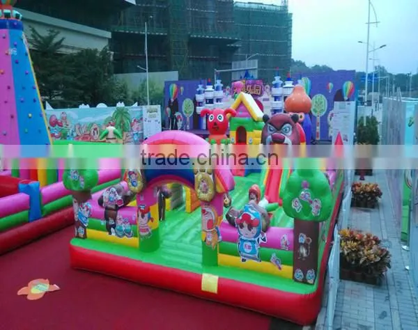 amusement park kids game inflatable castle/sale cheap bouncy castles china