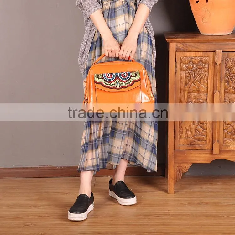 2016 new arrival fashion women handbag good leather bag