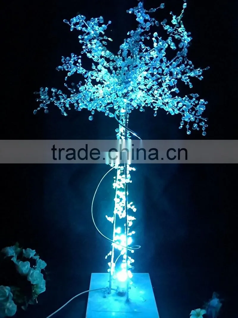 LED lighting crystal wish trees for wedding evening decoration