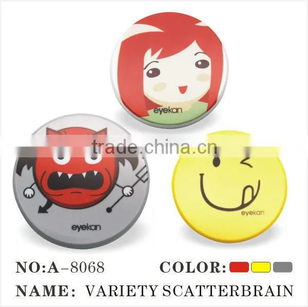 A-8068 fashion circle contact lens cases crazy contact lense case
