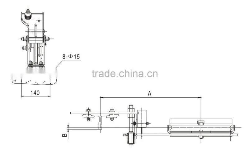 Elevator Accessories Cast Iron Worm Screw Elevator