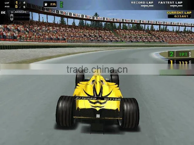 China F1 racing simulator