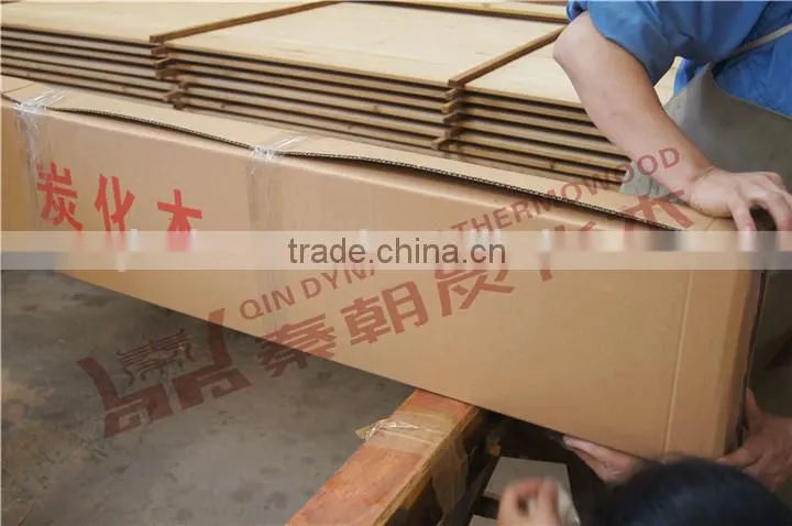 heat-treated wood carbonized decking