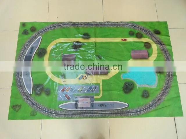 PEVA printed cartoon design table pad/floor mats/grass mats/plants mats