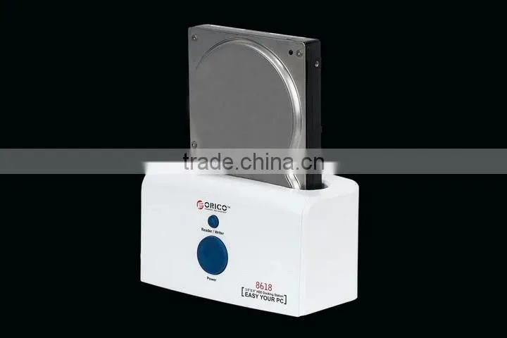 2.5 3.5 SATA HDD docking station ORICO 6618SUS USB e-SATA Hard Drive caddy HDD case Enclosure