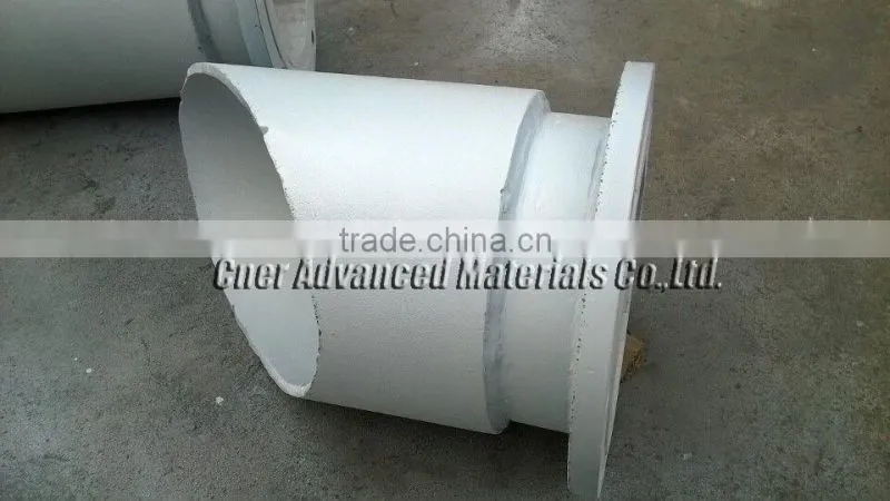 Alumina Ceramic Lined Pipe, Beveled Ceremic Lined Tube