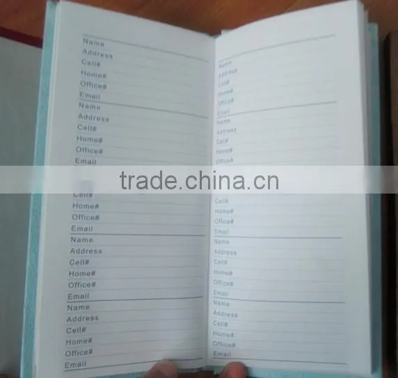 address notebook new design for promotion