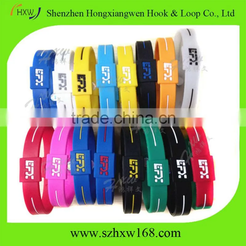 Mixed colours silicone bands bracelets