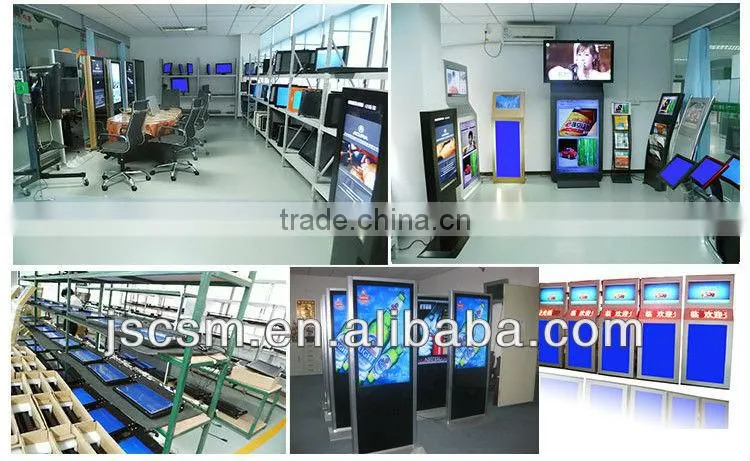 cheap 15/19/22/26/32/42/55 inch digital advertising network player with HD good resolution, optional wifi