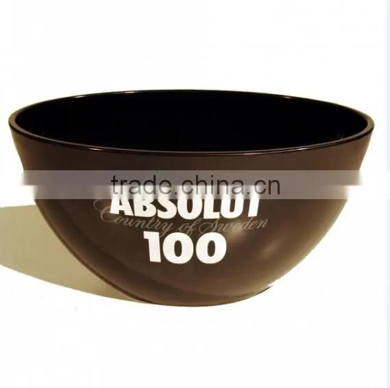 champagne bowl ice bucket with handles