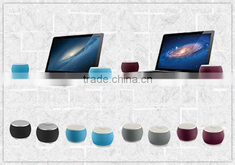 A26 Mini Double Drum Shape USB Input Multimedia Dual Speaker Box