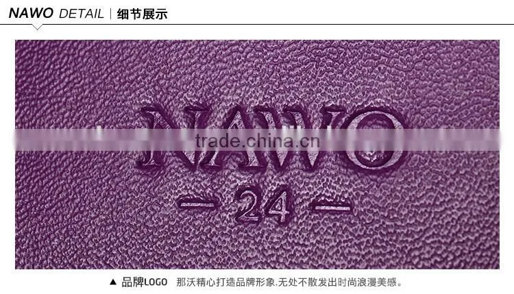 fancy design leather women wallets hand purse eleagence